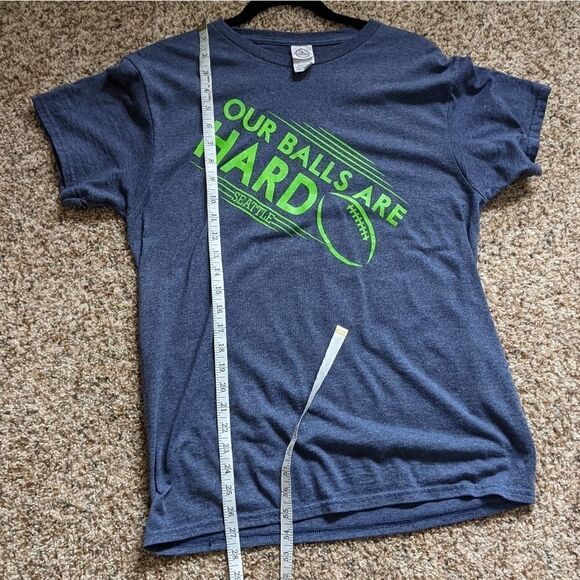 (Delta) Blue Seattle Our Balls Are Hard Graphic T - Picture 7 of 8